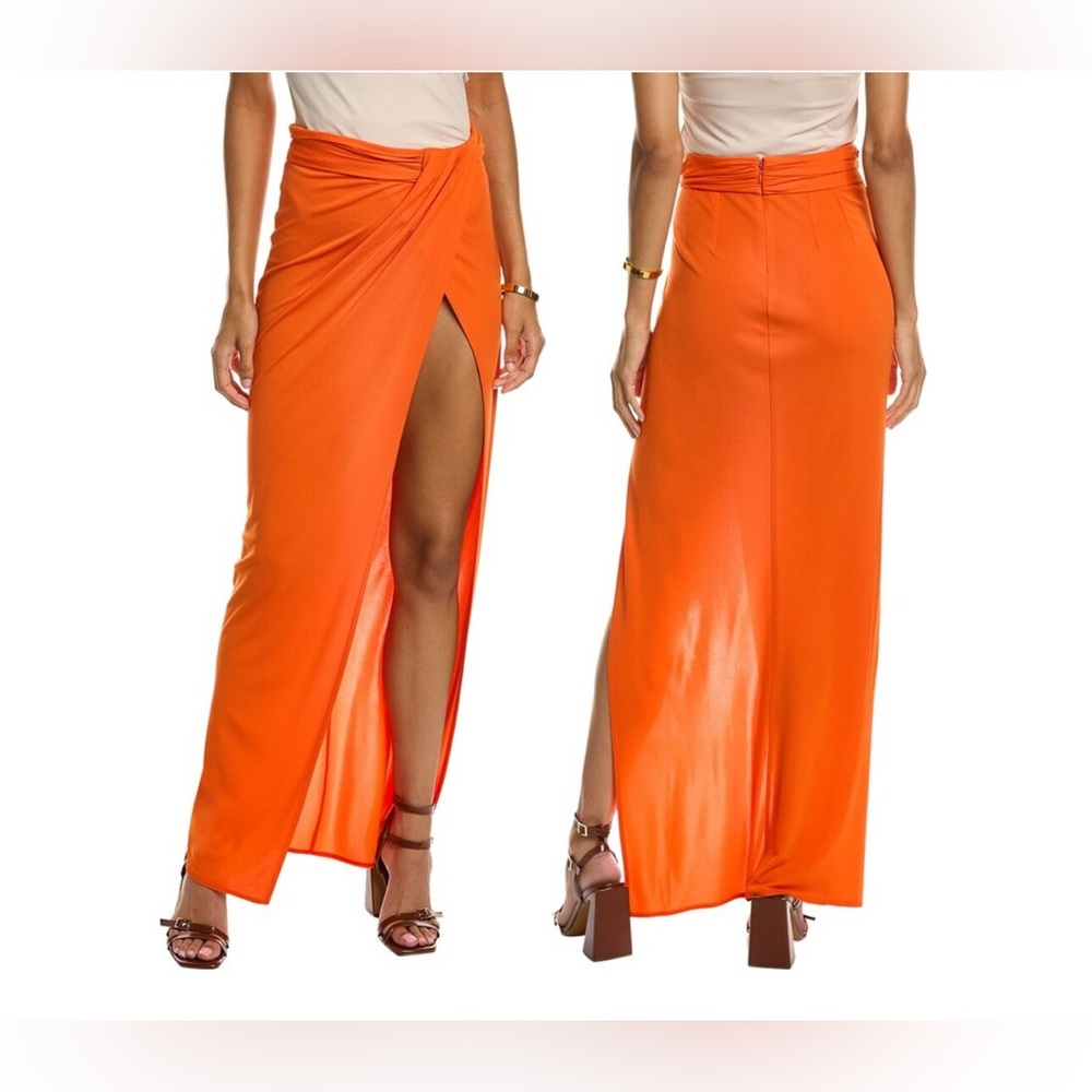 Ronny Kobo Blythe Skirt XS NWT orange